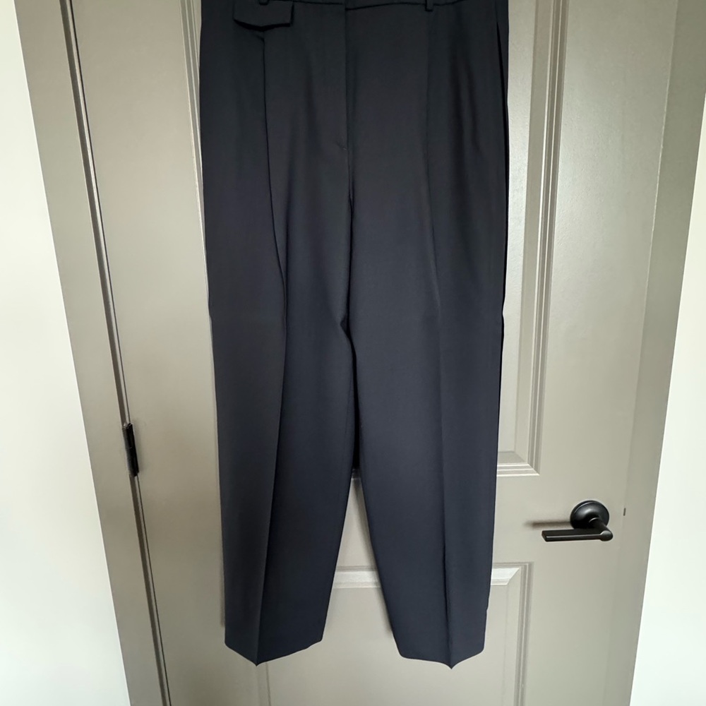 COS Women’s Deep Navy Blue light weight Wool Pants